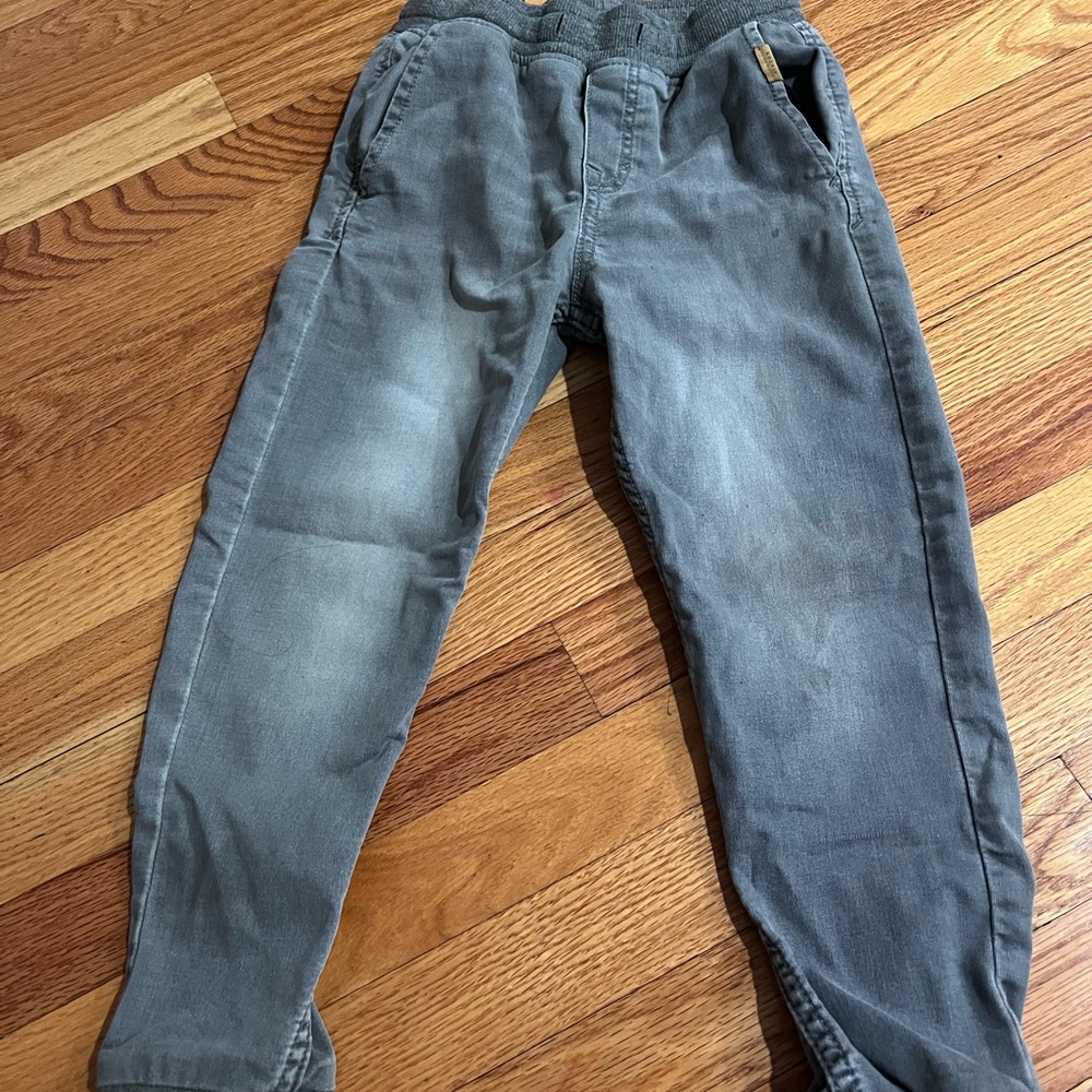 Gray Casual Pants